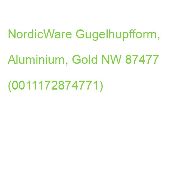 NordicWare Gugelhupfform, Aluminium, Gold NW 87477 (0011172874771)