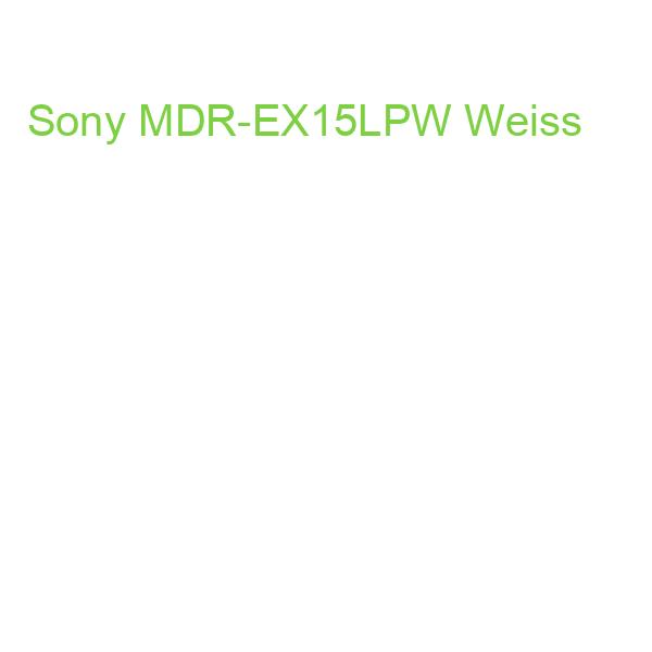 Sony MDR-EX15LPW Weiss