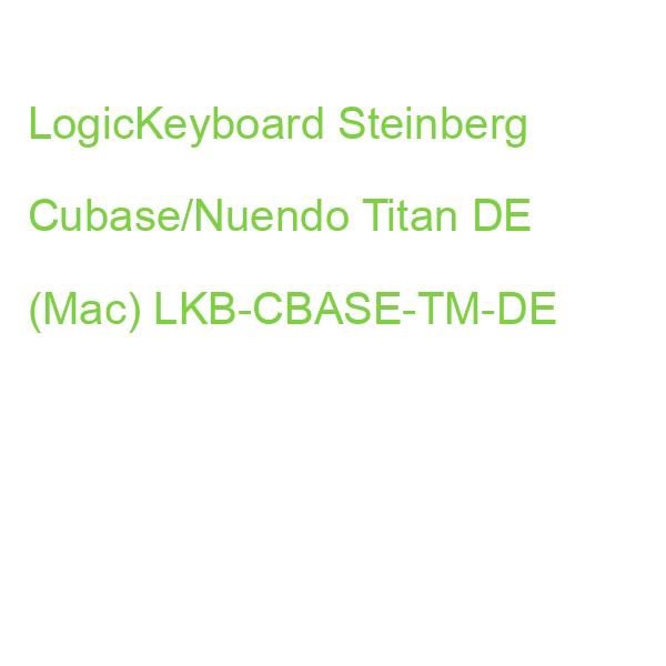 LogicKeyboard Steinberg Cubase/Nuendo Titan DE (Mac) LKB-CBASE-TM-DE