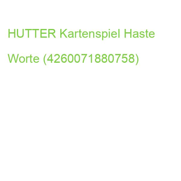 HUTTER Kartenspiel Haste Worte (4260071880758)