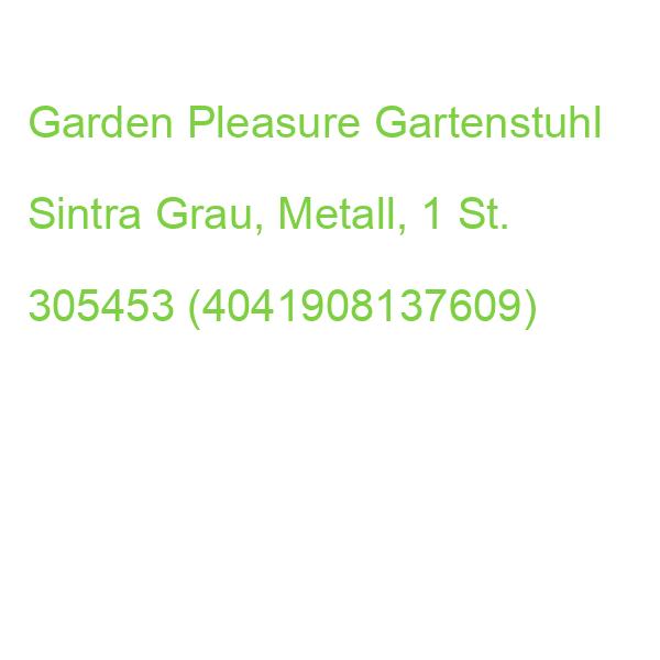Garden Pleasure Gartenstuhl Sintra Grau, Metall, 1 St. 305453 (4041908137609)