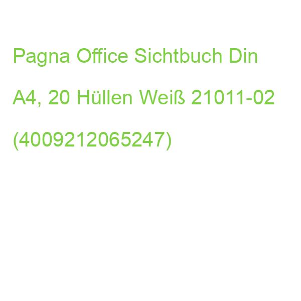 Pagna Office Sichtbuch Din A4, 20 Hüllen Weiß, 1 St. 21011-02 (4009212065247)