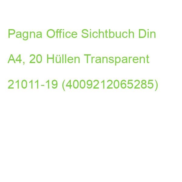 Pagna Office Sichtbuch Din A4, 20 Hüllen Transparent, 1 St. 21011-19 (4009212065285)