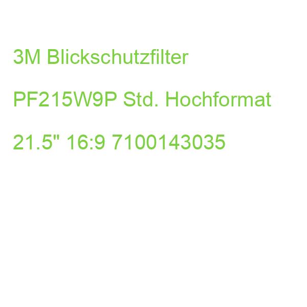 3M Blickschutzfilter PF215W9P Std. Hochformat 21.5