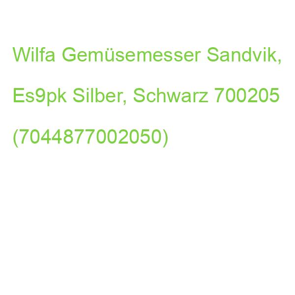 Wilfa Küchenmesser Sandvik, Es9pk Silber, Schwarz, 1 St. 700205 (7044877002050)
