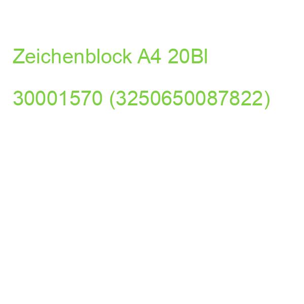 Zeichenblock A4, 20 Blatt 110 g qm 30001570 (3250650087822)