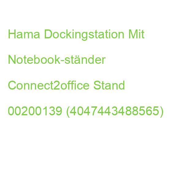 Hama Dockingstation Mit Laptop-ständer Connect2office Stand 00200139 (4047443488565)