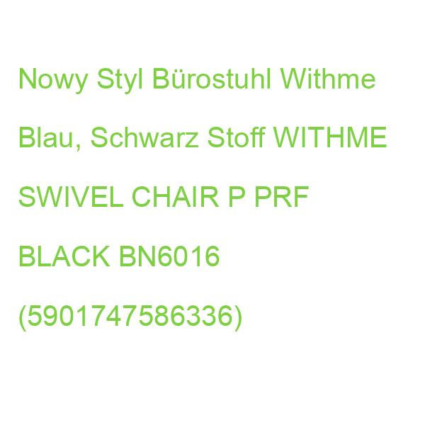 Nowy Styl Bürostuhl Withme Stoff Blau, Gestell Schwarz WITHME SWIVEL CHAIR P PRF BLACK BN6016 (5901747586336)