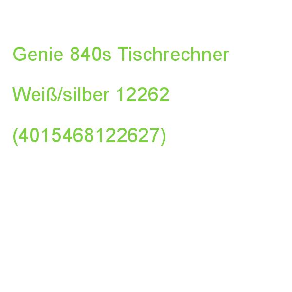 Genie 840s Tischrechner Weiß/silber 12262 (4015468122627)