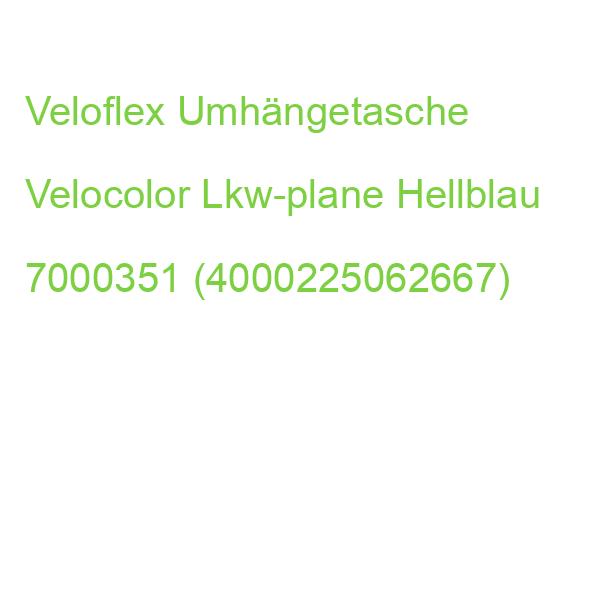 Veloflex Umhängetasche Velocolor Lkw-plane Hellblau 7000351 (4000225062667)