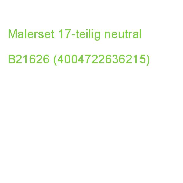 Werkzeyt Malerset, 17-teilig B21626 (4004722636215)