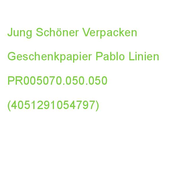 Jung Schöner Verpacken Geschenkpapier Pablo Linien Mehrfarbig, 50,0 M PR005070.050.050 (4051291068176)