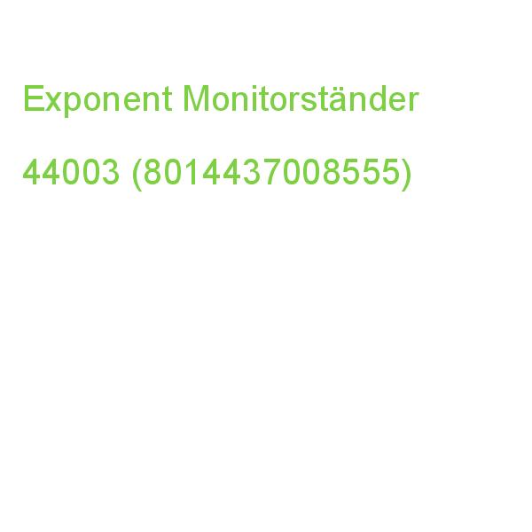 Exponent Monitorständer Schwarz 44003 (8014437008555)