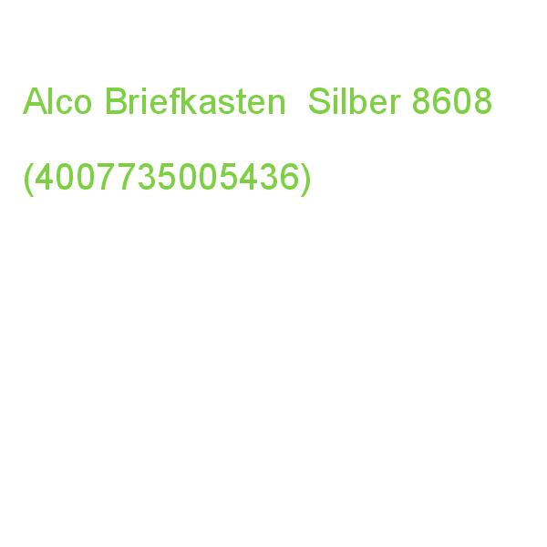 Alco Briefkasten 8608 Silber (4007735005436)