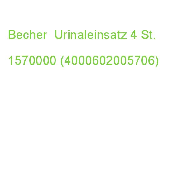 Becher Urinaleinsatz, 4 St. 1570000 (4000602005706)