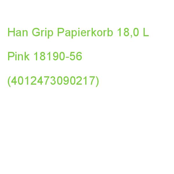 Han Grip Papierkorb 18,0 L Pink, 1 St. 18190-56 (4012473090217)