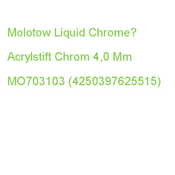 Molotow Liquid Chrome Acrylstift Chrom 4,0 Mm, 1 St. MO703103 (4250397625515)