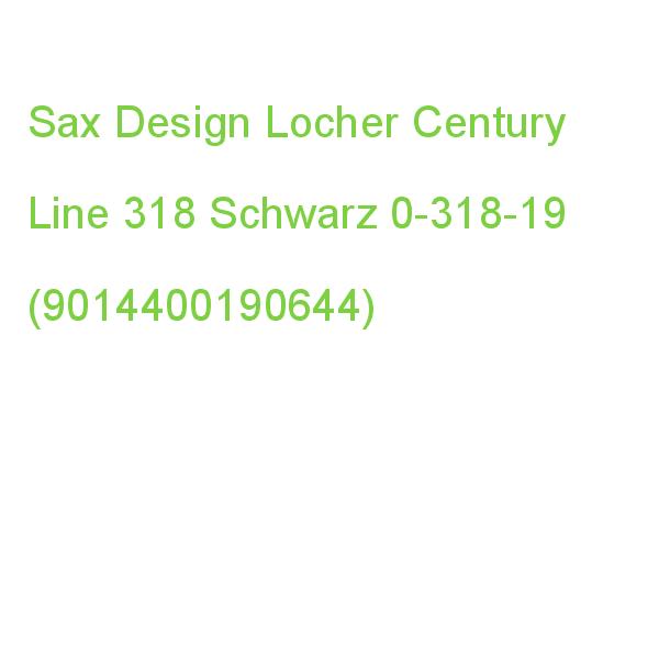 Sax Design Locher Century Line 318 Schwarz 0-318-19 (9014400190644)