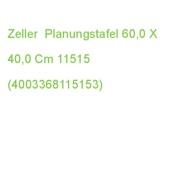 Zeller Wochenplaner, Tageseinteilung 60,0 X 40,0 Cm 11515 (4003368115153)