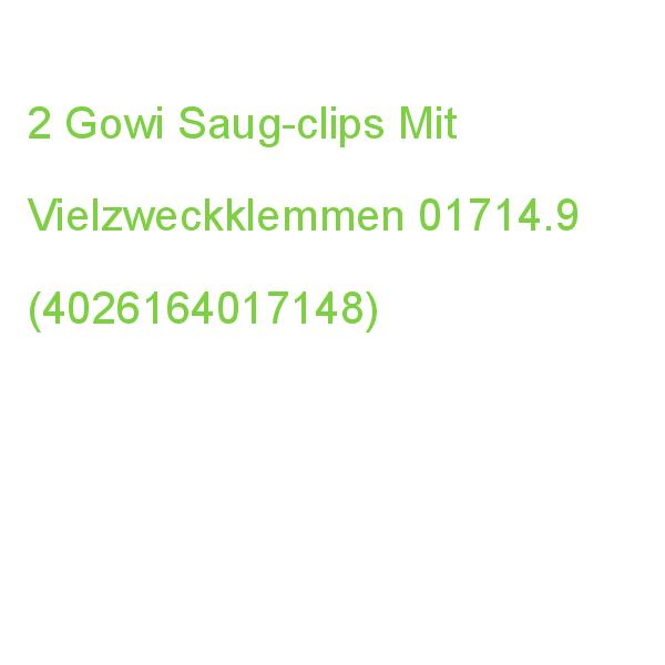 2 Gowi Saugnäpfe Mit Foldbackklammer Schwarz 2,5 Cm 01714.9 (4026164017148)