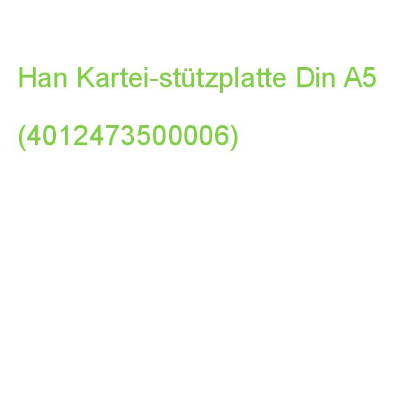 Han Kartei-stützplatte Din A5 (4012473500006)