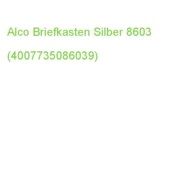 Alco Briefkasten 8603 Silber (4007735086039)