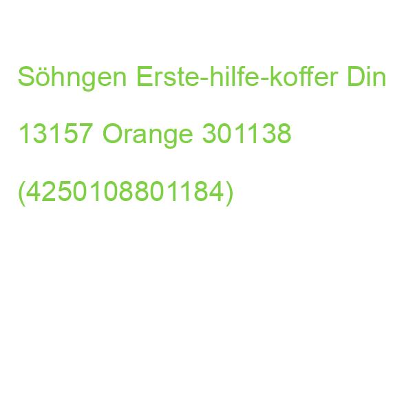 Söhngen Erste-hilfe-koffer Din 13157 Orange 0301138 (4250108801184)