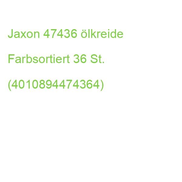 Jaxon 47436 ölkreide Farbsortiert 36 St. (4010894474364)