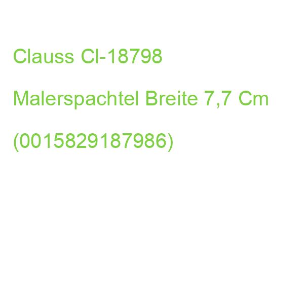 Clauss Cl-18798 Multifunktionsspachtel Breite 7,7 Cm (0015829187986)
