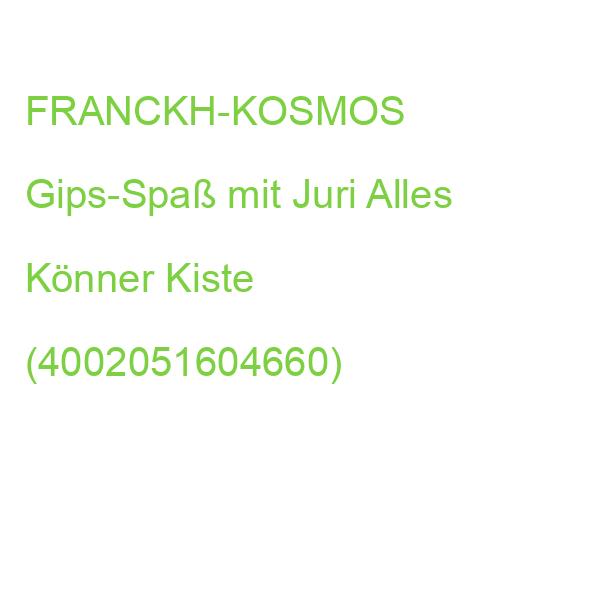 KOSMOS Bastelset Gips-Spaß mit Juri (4002051604660)