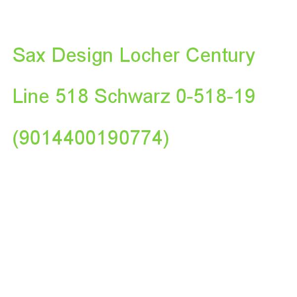 Sax Design Locher Century Line 518 Schwarz 0-518-19 (9014400190774)