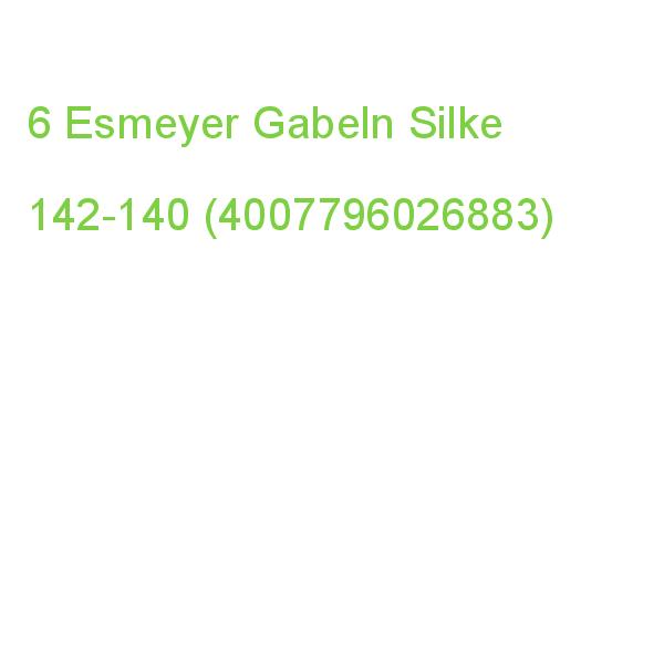 Esmeyer Gabeln Silke Silber Glänzend, Poliert, 6 St. 142-140 (4007796026883)