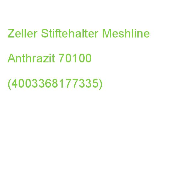 Zeller Stiftehalter Meshline Anthrazit Metall, Lackiert 8,3 X 8,3 X 9,5 Cm 70100 (4003368177335)