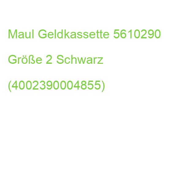 Maul Geldkassette 5610290 Größe 2 Schwarz (4002390004855)