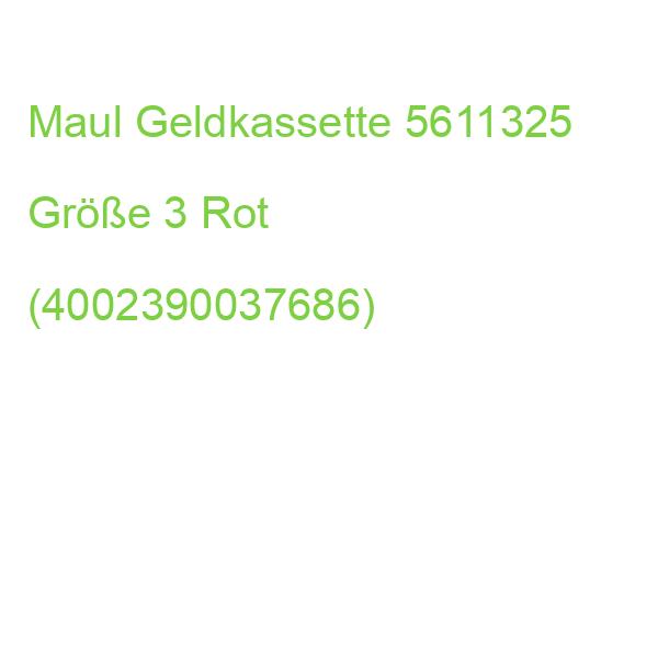 Maul Geldkassette 5611325 Größe 3 Rot (4002390037686)