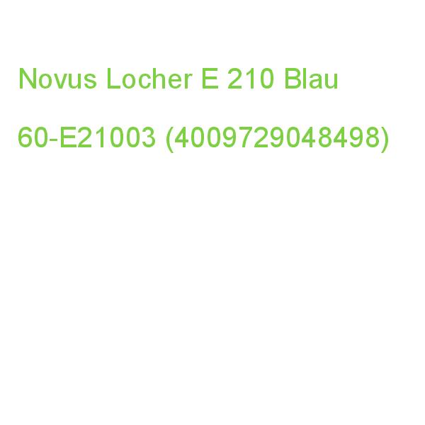 Novus Locher E 210 Blau 60-E21003 (4009729048498)