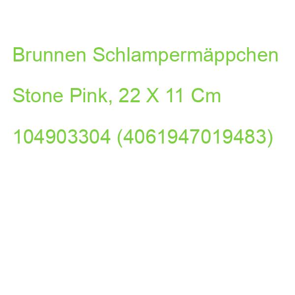 Brunnen Schlampermäppchen Stone Pink, 22,0 X 11,0 Cm 104903304 (4061947019483)