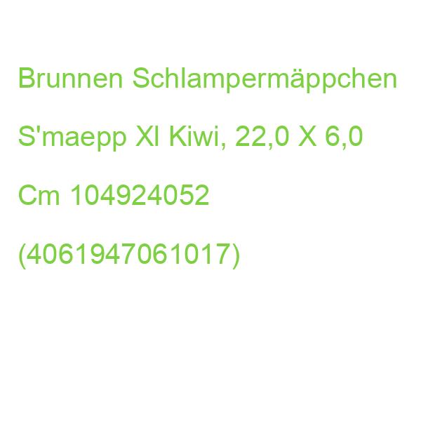 Brunnen Schlampermäppchen S'maepp Xl Kiwi, 22,0 X 11,0 Cm 104924052 (4061947061017)