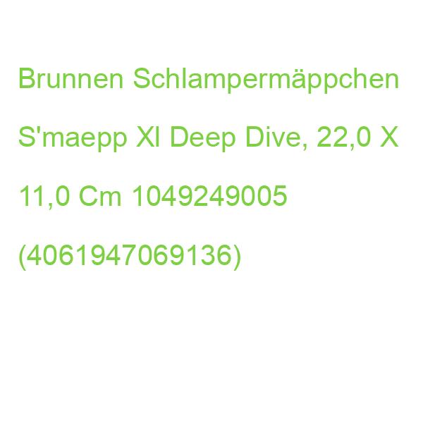 Brunnen Schlampermäppchen S'maepp Xl Deep Dive, 22,0 X 11,0 Cm 1049249005 (4061947069136)