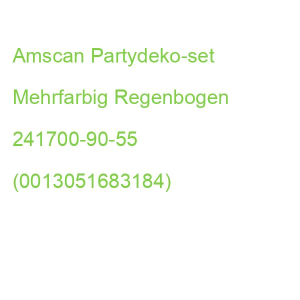Amscan Partydeko-set Mehrfarbig 241700-90-55 (0013051683184)
