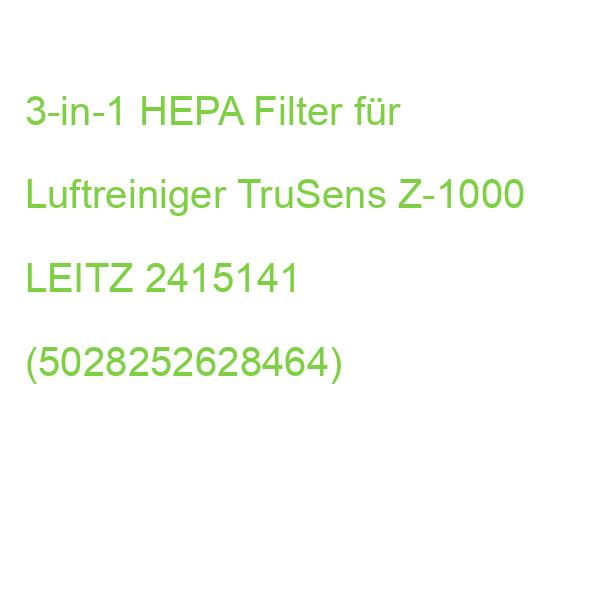 3-in-1 HEPA Filter für Luftreiniger TruSens Z-1000 LEITZ 2415141 (5028252628464)