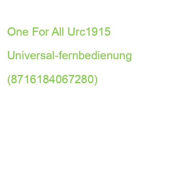 One For All Urc1915 Universal-fernbedienung (8716184067280)