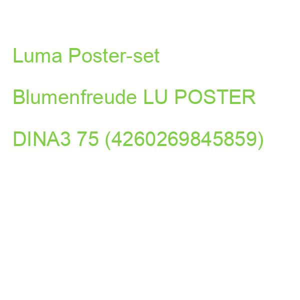 Luma Poster-set Blumenfreude, Karton LU POSTER DINA3 75 (4260269845859)
