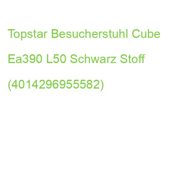 Topstar Besucherstuhl Cube Ea390 L50 Schwarz Stoff (4014296955582)