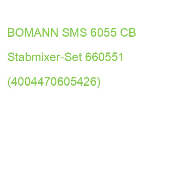SMS 6055 CB Stabmixer-Set BOMANN 660551 (4004470605426)