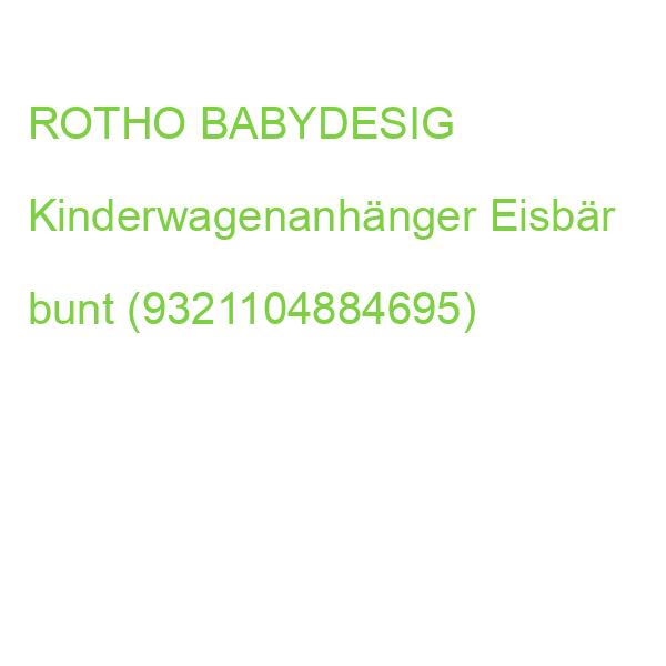 ROTHO Kinderwagenanhänger Eisbär mehrfarbig (9321104884695)