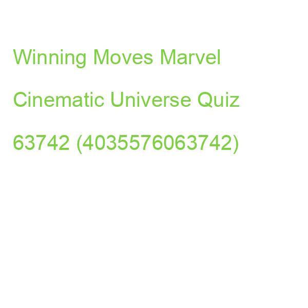 Winning Moves Marvel Cinematic Universe Quiz 63742 (4035576063742)