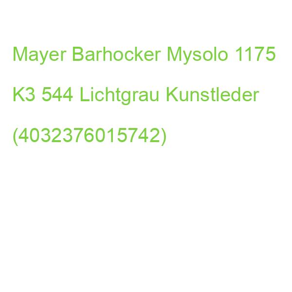 Mayer Barhocker Mysolo 1175 K3 544 Lichtgrau Kunstleder (4032376015742)