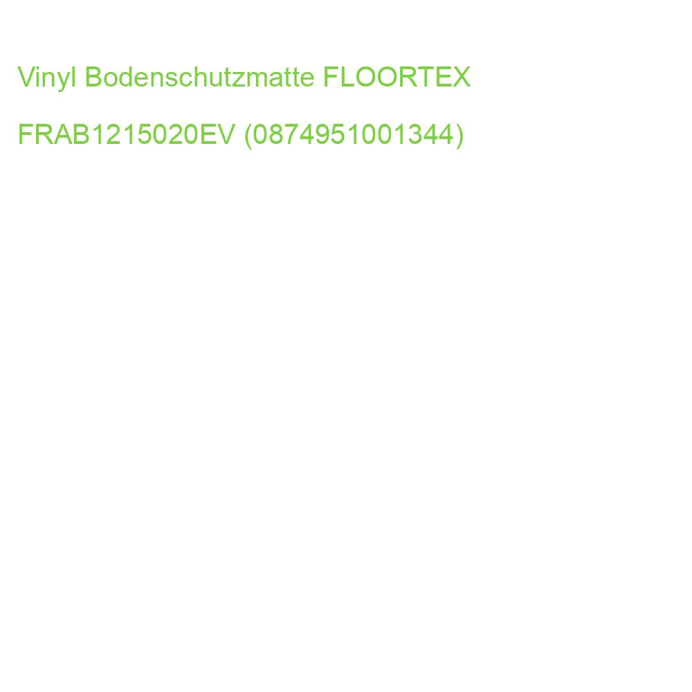 Antimikrobielle Vinyl Bodenschutzmatte 120x150 cm 2 mm Hartböden FLOORTEX FRAB1215020EV (0874951001344)