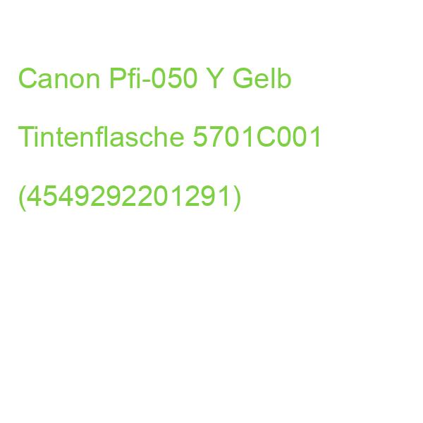 Canon Pfi-050 Y Gelb Tintenflasche 5701C001 (4549292201291)